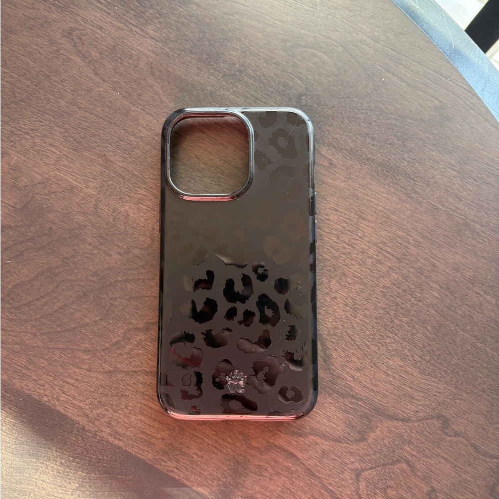 Velvet Caviar iPhone 13 Pro Black Leopard Case